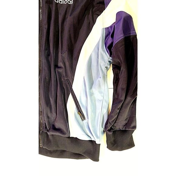 Adidas Navy Removeable HoodJacket Logo Chest  Collar New with Tags Size XL - Picture 3 of 5